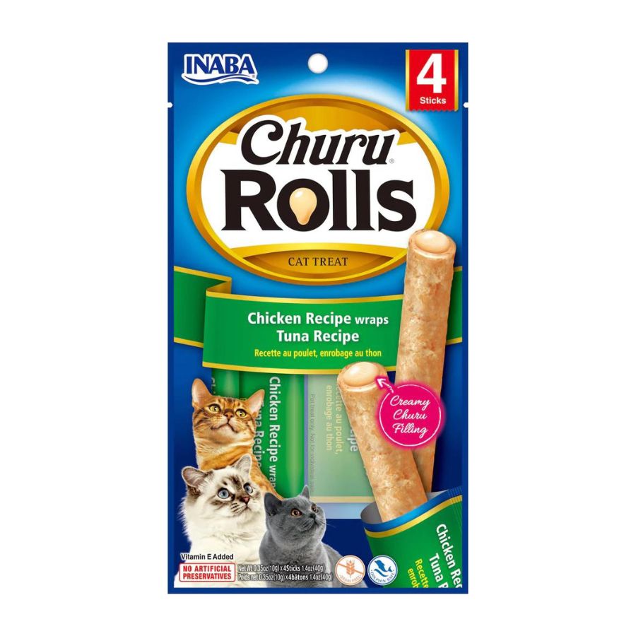 Churu rolls cat tuna recipe wraps, , large image number null